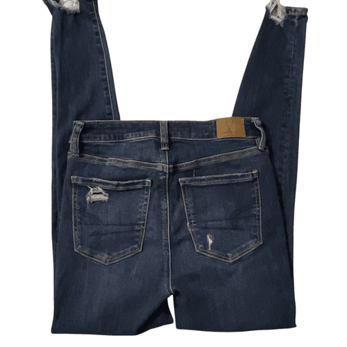 American Eagle Women’s Next Level Stretch Distressed Skinny Jeans - Thumbnail 6