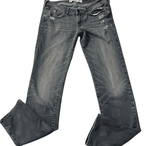 Ambercrombie & Fitch Women’s Distressed/Shaded SL Jeans - Image 1