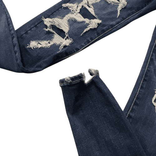 American Eagle Women’s Next Level Stretch Distressed Skinny Jeans - Thumbnail 4