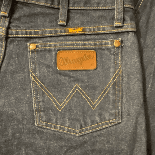 Wrangler 36 MWZ Slim Fit Men’s Dark Wash Western/Cowboy Jeans - Thumbnail 9