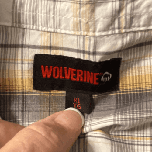 Wolverine Men’s S/S Button Down Plaid Shirt - Thumbnail 9