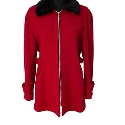 Jonathan Michael wool coat women vintage - Image 1