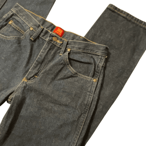 Wrangler 36 MWZ Slim Fit Men’s Dark Wash Western/Cowboy Jeans - Thumbnail 5