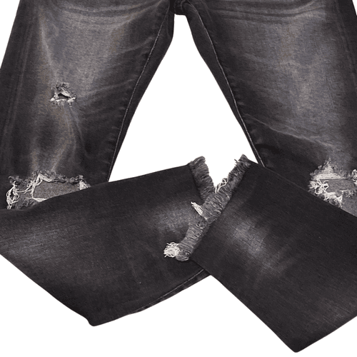 R13 Women’s Biker Boy Distressed Designer Jeans - Thumbnail 4