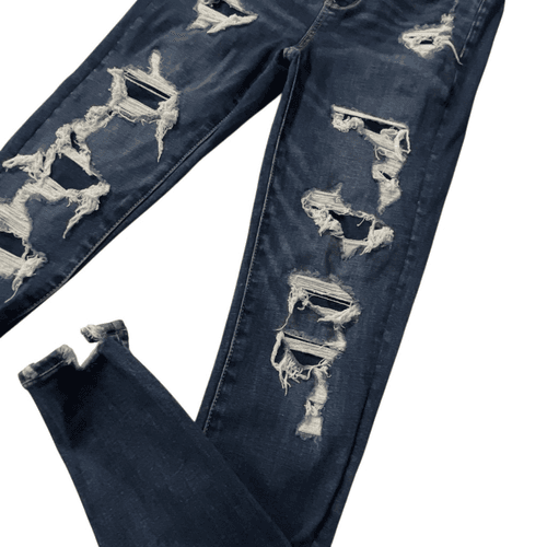 American Eagle Women’s Next Level Stretch Distressed Skinny Jeans - Thumbnail 2