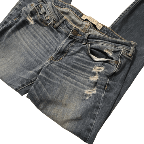 Ambercrombie & Fitch Women’s Distressed/Shaded SL Jeans - Thumbnail 3