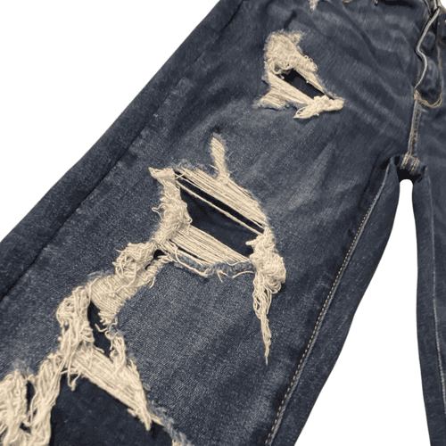 American Eagle Women’s Next Level Stretch Distressed Skinny Jeans - Thumbnail 3