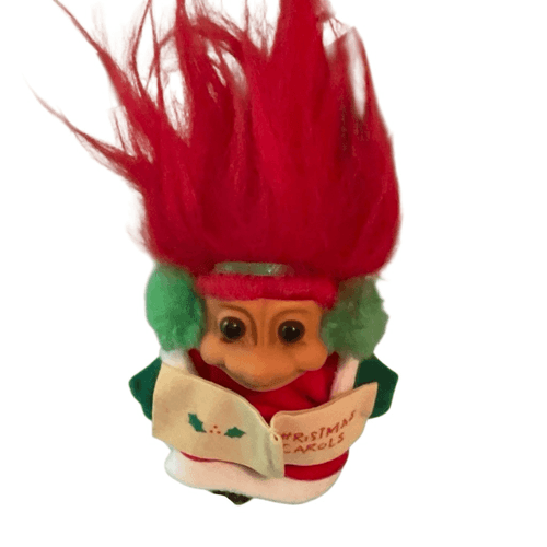 Christmas Carols Vintage Russ Troll Doll - Thumbnail 2