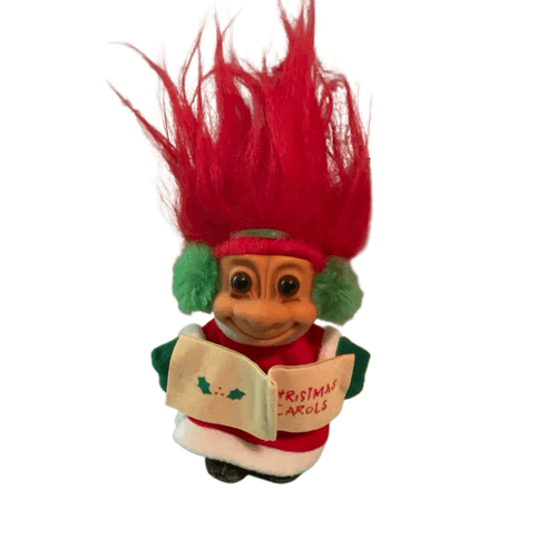 Christmas Carols Vintage Russ Troll Doll - Thumbnail 3