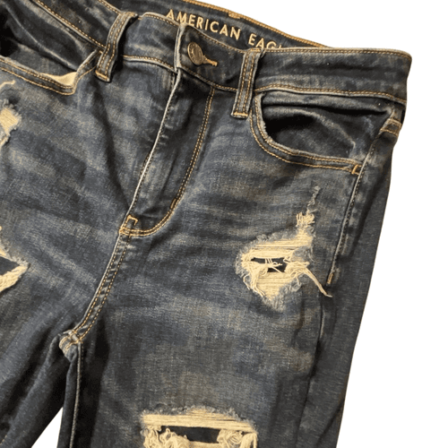 American Eagle Women’s Next Level Stretch Distressed Skinny Jeans - Thumbnail 5