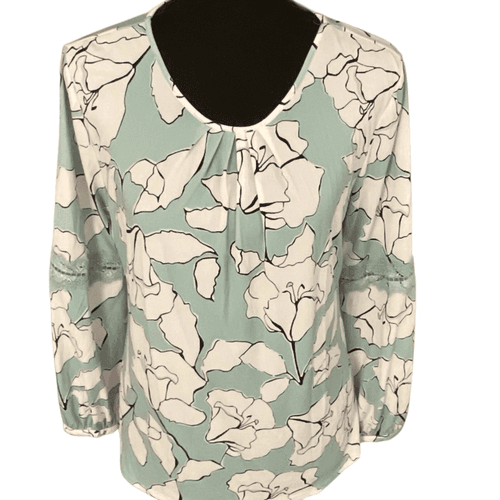 Karl Lagerfeld Paris Women’s Flowered Blouse/Rop - Image 1