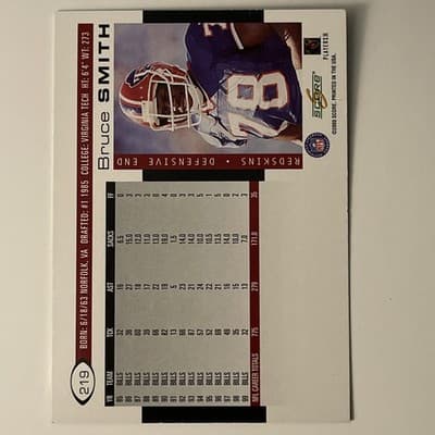 2000 Score - Bruce Smith #219 - Thumbnail 4