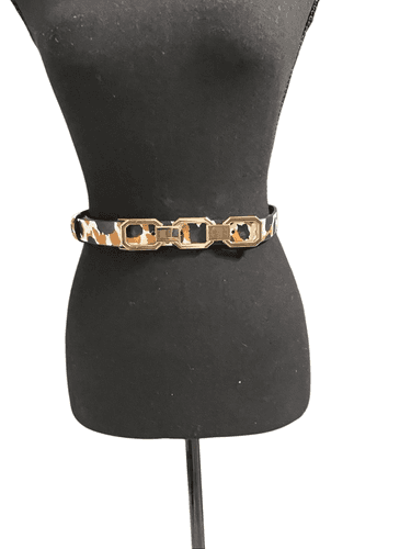 Ann Taylor Women’s Leopard Chain Print Belt - Image 1