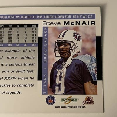 2000 Score - Steve McNair #202 - Thumbnail 4