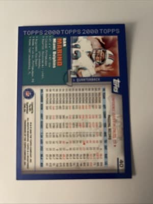 2000 Topps - Dan Marino #40 - Thumbnail 2