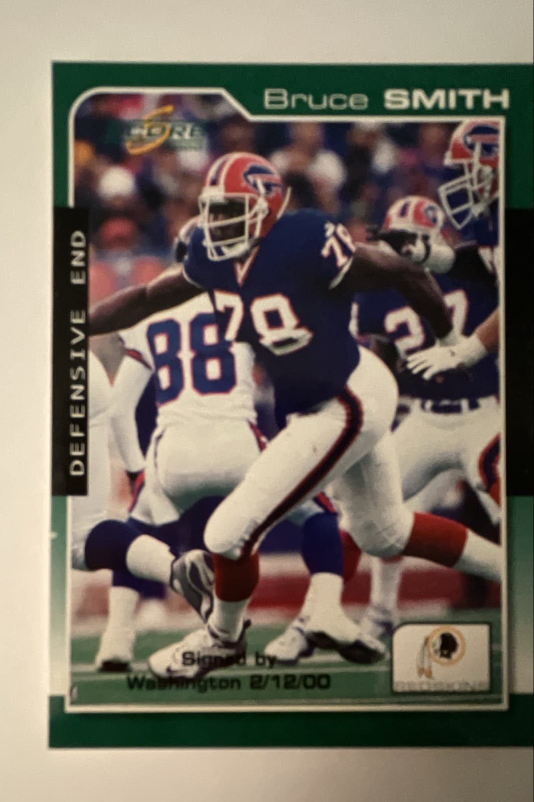 2000 Score - Bruce Smith #219 - Image 1