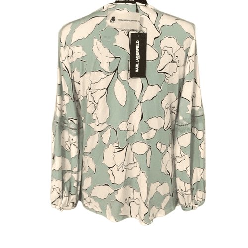 Karl Lagerfeld Paris Women’s Flowered Blouse/Rop - Thumbnail 5