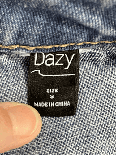 Dazy Women’s K-Pop Vibe Skater Wide Leg Jeans Size Small - Thumbnail 11