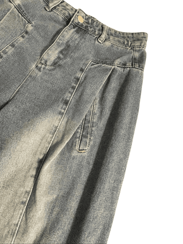Dazy Women’s K-Pop Vibe Skater Wide Leg Jeans Size Small - Thumbnail 5