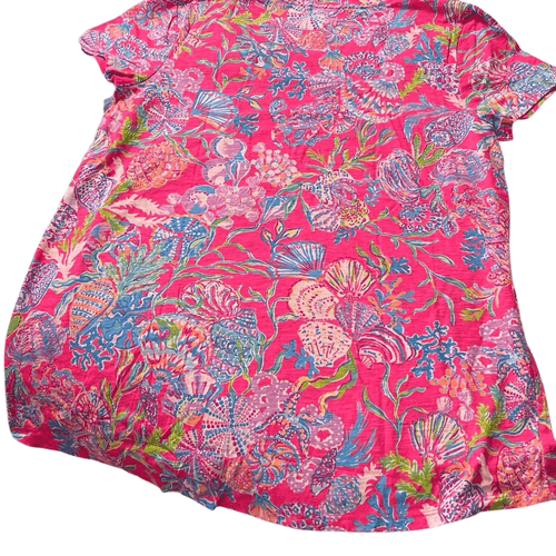 Lilly Pulitzer Women’s V-Neck Shirt With Wine Tote Bag - Thumbnail 6
