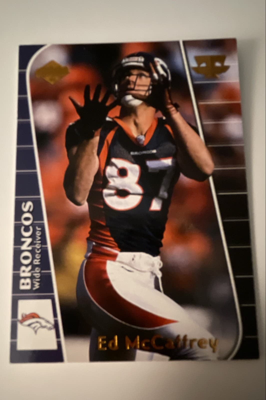 1999 Collector's Edge Triumph - Ed McCaffrey #T43 - Image 1