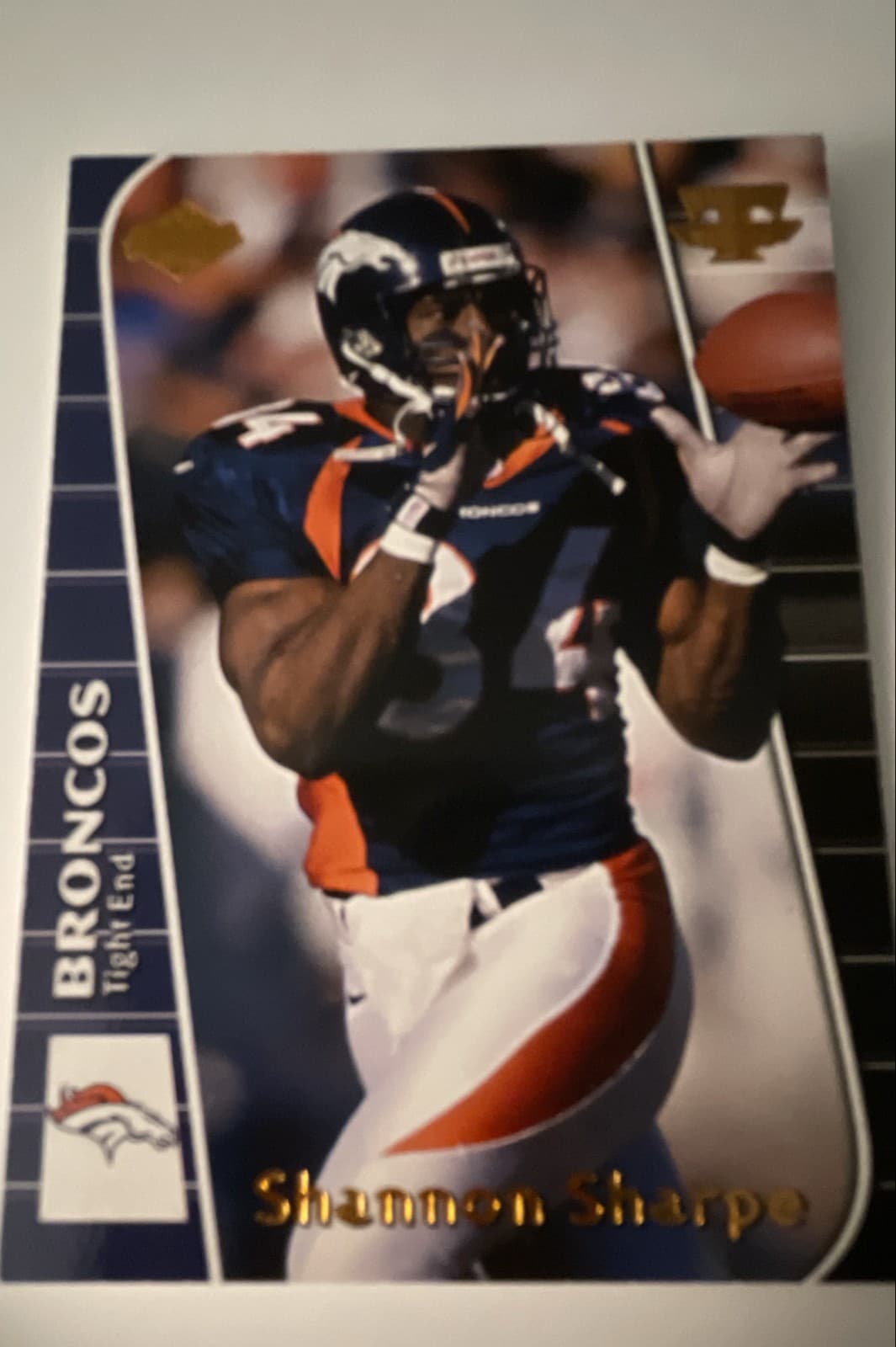 1999 Collector's Edge Triumph - Shannon Sharpe #T23 - Image 1
