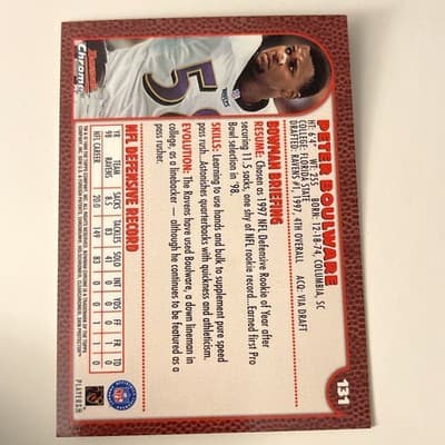 1999 Bowman Chrome - Peter Boulware #131 - Thumbnail 2