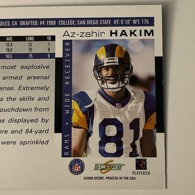 2000 Score - Az-Zahir Hakim #185 - Thumbnail 4