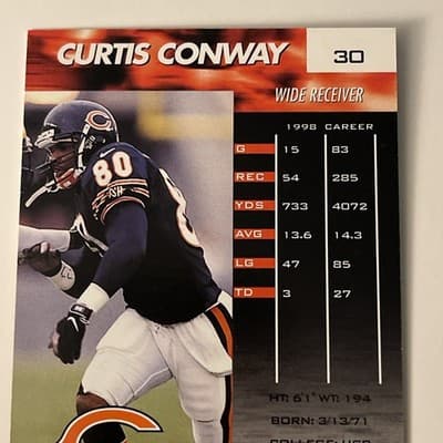 1999 Collector's Edge Fury - Curtis Conway #30 - Thumbnail 3