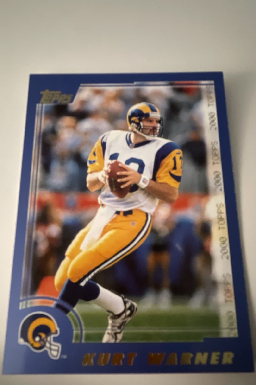2000 Topps - Kurt Warner #1 - Image 1