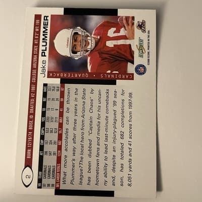 2000 Score - Jake Plummer #2 - Thumbnail 4