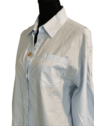 Peacebird Women’s Oversized Button-Up L/S Top/Shirt - Thumbnail 7