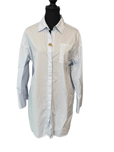 Peacebird Women’s Oversized Button-Up L/S Top/Shirt - Thumbnail 5