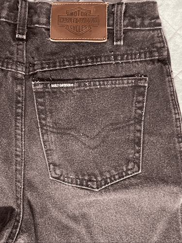 Vintage Harley-Davidson Men’s Biker Jeans - Thumbnail 10