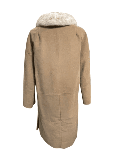 Vintage 60’s Ricemor Women’s Wool Blend Mink Collar Swing Coat/Jacket - Thumbnail 8