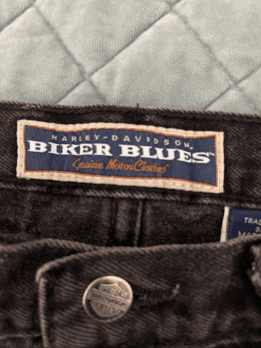 Vintage Harley-Davidson Men’s Biker Jeans - Thumbnail 11
