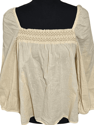 Banana Republic Women’s L/S Embroidered Smock Top/Blouse - Thumbnail 4