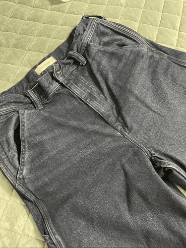 AE Stovepipe Women’s Wide Leg Carpenter Jeans - Thumbnail 8