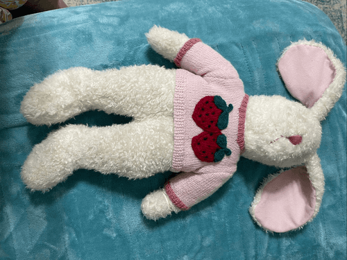 Ty 1991 Plush Curly The Bunny Stuffed Collectable Animal - Thumbnail 10