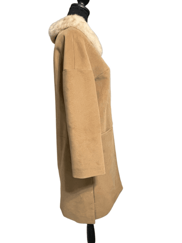 Vintage 60’s Ricemor Women’s Wool Blend Mink Collar Swing Coat/Jacket - Thumbnail 5
