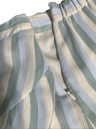 LC Laura Conrad Striped Tiered Ruffle Mini Skirt - Thumbnail 6