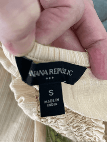 Banana Republic Women’s L/S Embroidered Smock Top/Blouse - Thumbnail 7