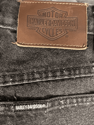 Vintage Harley-Davidson Men’s Biker Jeans - Thumbnail 9