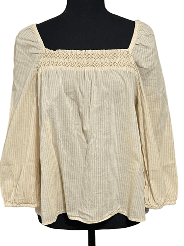 Banana Republic Women’s L/S Embroidered Smock Top/Blouse - Image 1