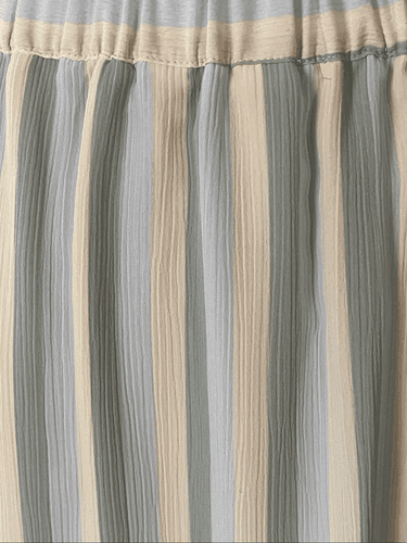 LC Laura Conrad Striped Tiered Ruffle Mini Skirt - Thumbnail 8