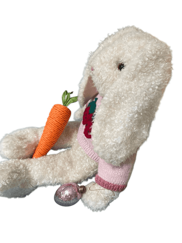 Ty 1991 Plush Curly The Bunny Stuffed Collectable Animal - Thumbnail 4