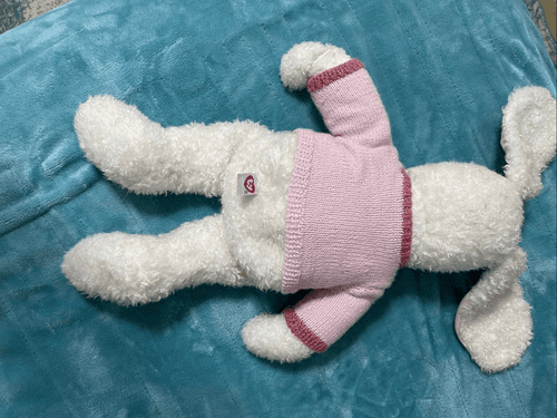 Ty 1991 Plush Curly The Bunny Stuffed Collectable Animal - Thumbnail 8