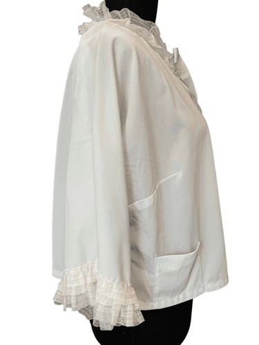 VTG 60’s The Stella Fagim Laced Bed Jacket Lingerie - Thumbnail 6