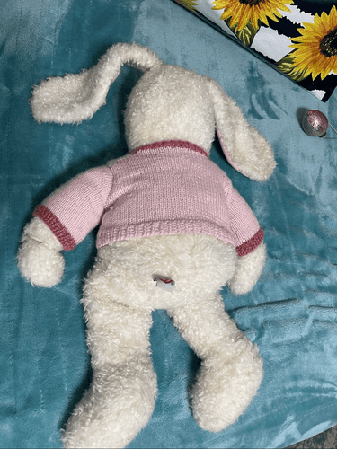 Ty 1991 Plush Curly The Bunny Stuffed Collectable Animal - Thumbnail 11