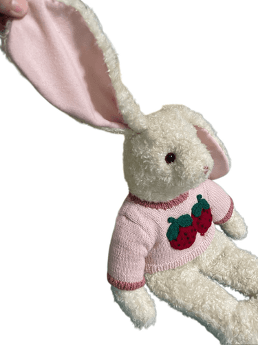 Ty 1991 Plush Curly The Bunny Stuffed Collectable Animal - Thumbnail 2